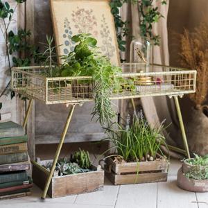 꽃용 식물 스탠드, 메탈 수납 선반 화분대, 실내 전시 스탠드, 거실 장식용 식물 랙 선반