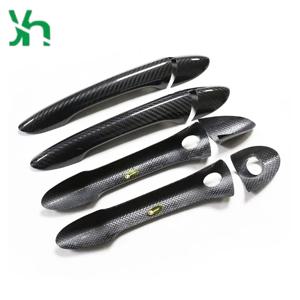 현대 소나타 카본 파이버 도어 핸들 커버 (키리스 엔트리 센서 포함) 외장 트림 2011-2015년식에 적합