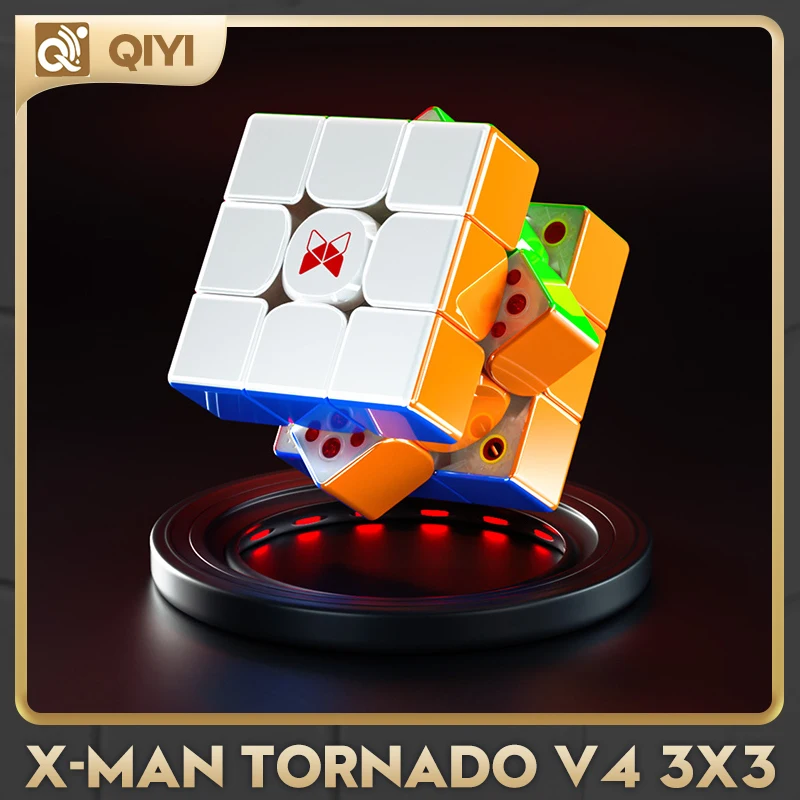 [CubeFun] QiYi XMD Tornado V4 YunLi 3x3 플래그십 버전 마그네틱 매직 스피드 큐브 QiYi XMD Tornado V4M Pioneer 퍼즐 완구