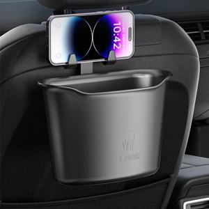 아기 기저귀 보관 상자 자동차 쓰레기 상자 휴대용 좌석 머리 받침 교수형 빈 빨 수있는 쓰레기통 자동 아기 용품 보관 액세서리