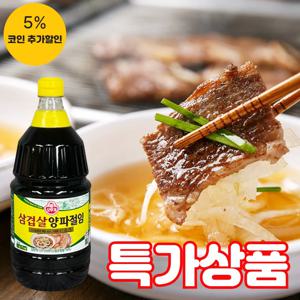 (식판사) 오뚜기 삼겹살 양파 절임소스 2.1kg x 1병 삼겹살의 맛을 살려주는 양파 절임소스입니다.