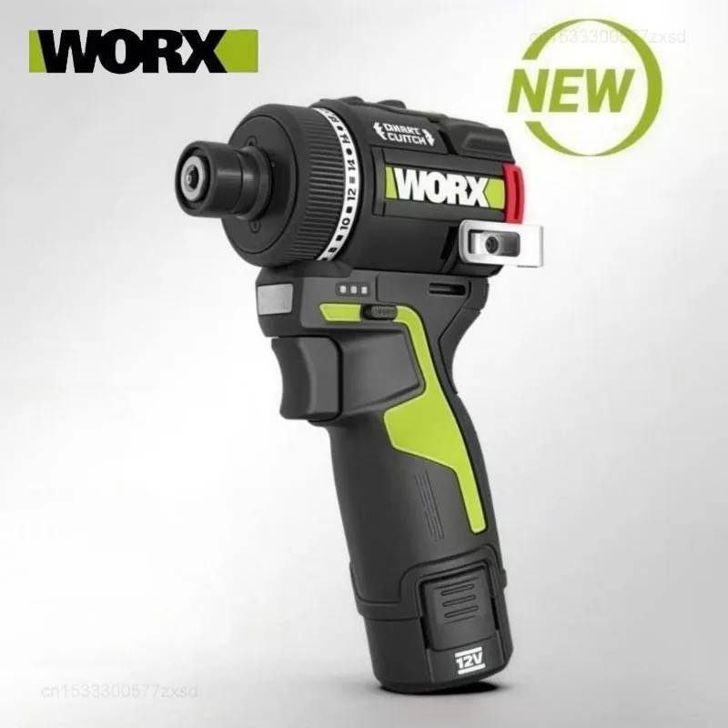 WORX WU139 브러시리스 스크류드라이버 임팩트 드라이버 무선 드릴 50N.m 1/4인치 전동 드릴 12V 배터리 미니 드릴 전동 공구
