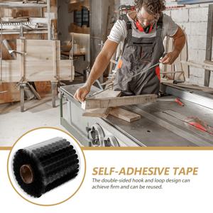 1000개 양면 접착 패드 강력한 점착 원형 테이프 가정 사무실 주방 욕실 미끄럼 방지 러그 카펫 고정용