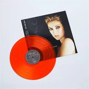 셀린 디온 레코드스 러브 25주년 기념판 마이 하트 이터널 오렌지 젤 2LP 블랙 젤 레코드