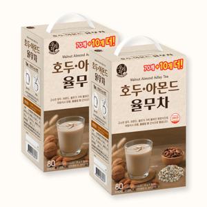 우리차 호두 아몬드 율무차 70T+10T x 2개