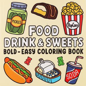 할로윈 스펙터 색칠하기 책, 음식 음료 및 AWETS, 성인 및 청소년용, 사랑스러운 소름 끼치는 생물 그림 선물