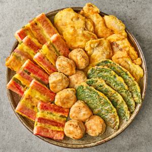 한정식 수제 모듬전 4종 1kg 동그랑땡 동태전 깻잎전 꼬치전 모둠전 명절 추석 설날 제사 전 음식