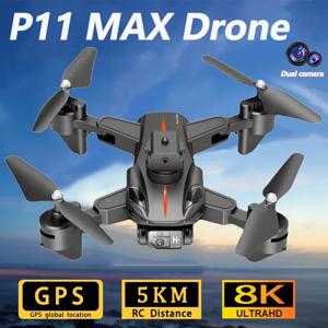 P11 Max Drone 8K GPS 전문 5G HD 항공 사진 카메라 전 방향 장애물 회피 보안 감시 드론