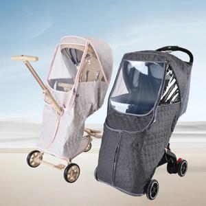 유모차 레인커버 방풍 커버 겨울용 따뜻한 방한 레인커버 유아용 유모차 방풍 커버