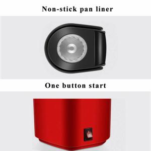 팝콘 기계 높은 팝핑율 완전 자동 팝콘 기계 전기 에어 팝퍼 미니 팝콘 기계 가정용 주방용