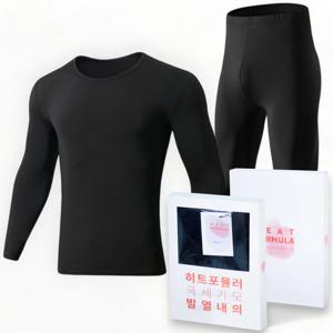 macci(마찌) 히트포뮬러 남녀공용 발열 히트텍 내복 내의 상하의 세트 (정품)