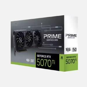 브랜드 뉴 PRIME 지포스 RTX 5070 TI 16GB GDDR7 워크스테이션 PCI 익스프레스 팬 데스크탑 그래픽 카드 GPU