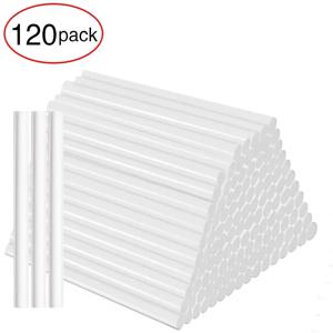 T TOVIA 7mm*100mm 반투명 핫멜트 접착제 스틱 EVA 소재는 DIY, 사진 앨범/목재 등의 접착에 적합합니다. 60개/120개