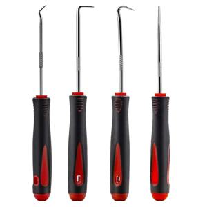 자동차 오일 씰 스크류드라이버 세트 O-링 씰 가스켓 풀러 리무버 픽 훅 도구 씰링 수리 도구 16cm 4개