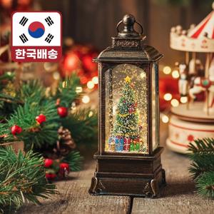 레토 크리스마스 오르골 스노우볼 무드등 트리 인테리어조명 선물 LCM-OS03