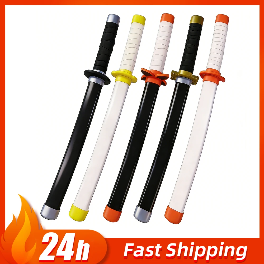 42cm 카타나 칼 무기 모델 사무라이 검 코스프레 소품 카마다 탄지르 장난감 검 애니메이션 주변기기 데스크탑 컬렉션 소년 선물