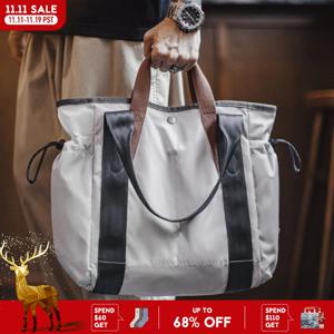 마덴 빈티지 남성용 방수 토트백 대용량 숄더백 출퇴근용 노트북 가방 다용도 핸드백 여행용