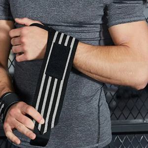 1 PC 손목 및 역도 덤벨 훈련(두꺼운 스트랩 포함) 야외 스포츠 및 피트니스 보호 장비 피트니스