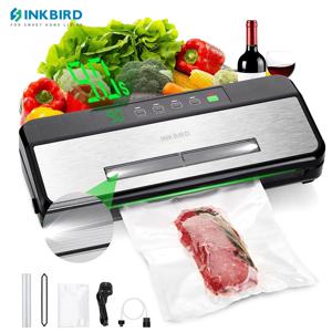 INKBIRD 스타터 키트 포함 3 진공기-80KPA 강력한 흡입 주방 가정용 음식 진공기 기계, 고기, 야채용