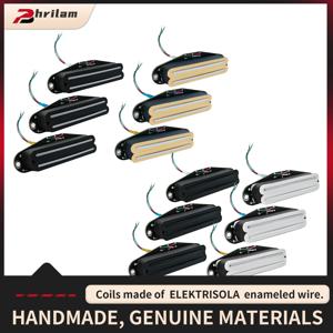 프릴램 ST 듀얼 싱글 코일 사이즈 미니 험버커 픽업 슈퍼 디스토션 (ST 스타일 일렉트릭 기타용) 6.1/9.1/13.2K