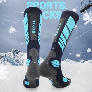 GTUBIKE 겨울 성인 열 스키 양말 남성 여성 따뜻한 야외 사이클링 스노우 보드 스포츠 Thermosocks 캠핑 하이킹 스타킹