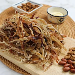 국내가공 맥반석 오징어채 100g - 1kg