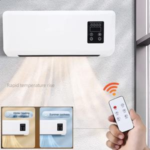 휴대용 무덕트 에어컨 벽걸이형 에어컨 팬 및 히터 RV 에어컨 팬 히터 콤보 분리형