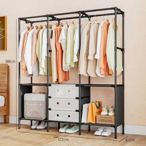 개웃기냥  철제 시스템 행거 스탠드 드레스룸 옷걸이 행거