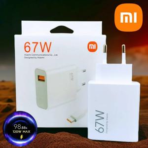 Xiaomi 67W 충전기 터보 고속 충전 EU/US 어댑터 Redmi Note Pro Mi 13 Lite K60 K60E K50 CIVI 3 2 용 Usb 유형 C 케이블
