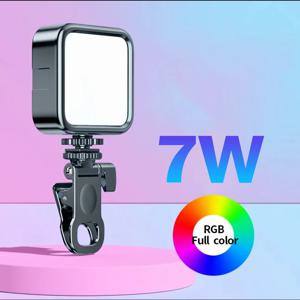 휴대폰 보조광 휴대용 미니 LED 조명 핸드헬드 야외 촬영 삼각대 셀카봉 얼굴 미용 LED 보조광