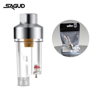 SAGUD 에어브러시 액세서리 인라인 미니 에어 필터 및 워터 트랩은 1/8