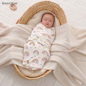 섬인 1pc 아기 Swaddle 랩 부드러운 누에 고치 아기 담요 신생아 Swaddle 랩 유아 랩 담요 따뜻한 아기 침구 담요