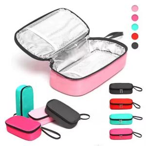 5 색 인슐린 냉각 가방 휴대용 당뇨병 포켓 알약 보호기 젤이없는 방수 열 절연 의료 쿨러