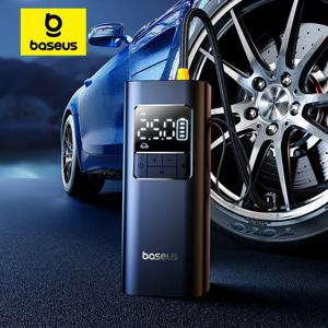 Baseus 무선 공기 펌프 휴대용 공기 압축기 자동차 오토바이 자전거 팽창기 펌프에 대 한 스마트 디지털 전기 자동차 공기 펌프