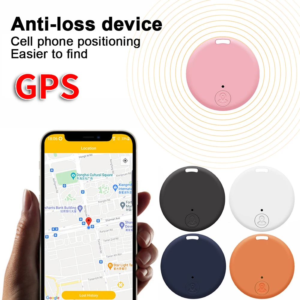 분실 방지 미니 GPS 트래커 블루투스 애완동물 어린이 지갑 추적 IOS 안드로이드 스마트 파인더 위치 추적기 액세서리 2025
