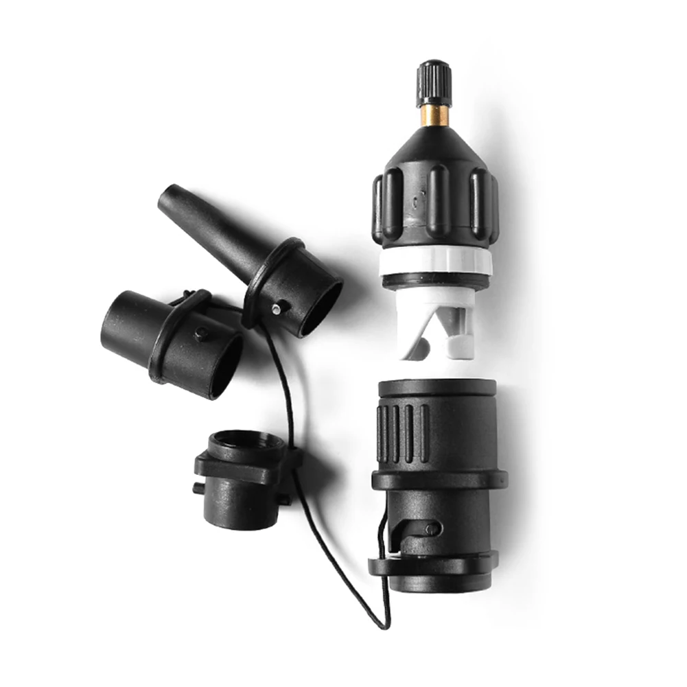 다기능 에어 밸브 어댑터 키트 SUP 보드용 인플레이터블 펌프 어댑터 패들 보트 카약 에어 밸브 펌프 커넥터 콤보 키트