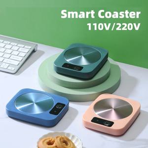 전기 머그잔 따뜻한 우유 차 물 난방 패드 컵 히터 온난화 매트 일정한 온도 조절 코스터 저전력 홈 오피스 선물