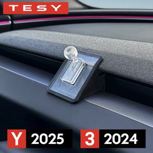 테슬라 신형 모델 Y 주니퍼 출시 2025 모델 3 하이랜드 2024 차량용 핸드폰 거치대 중력식 홀더 마운트 브래킷 송풍구 클립