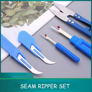 Zxiixz 5Pcs 블루 바느질 리퍼 키트 스레드 리퍼 심 리퍼 및 스티치 제거용 가위 포함