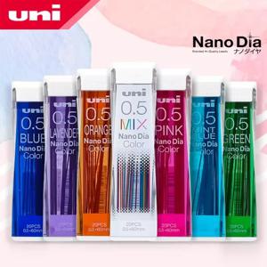 일본 Uni Nano Dia Color 0.5-202NDC 컬러 샤프 펜슬 리드 리필 0.5mm 필기구 202NDC