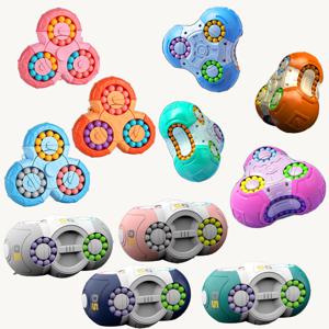 8면 회전 손가락 마술 콩 스핀 자이로 안티 스트레스 손가락 끝 큐브 구슬 감압 퍼즐 게임 어린이 선물 용품