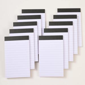 소형 노트 5팩/10팩, 3x5 유선 노트, 미니 노트, 3x5 종이 노트, 각 30매, 80Gsm