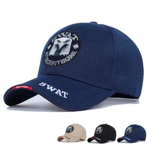 SWAT 육군 모자 남성 수 놓은 독수리 검은 야구 모자 남자 Gorras Para Hombre 여성 Snapback 뼈 Masculino 전술 모자
