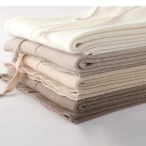 100% 순수 울 바지 캐시미어 와이드 레그 바지 여성용 긴 브리치 니트 루즈 Daks 캐주얼 바지 가을 겨울 하이 웨이스트 Daks