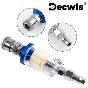 에어 오일 워터 분리기 필터 키트, 1/4인치 나사산, 습기 트랩 포함, 스프레이 건 압력 부품, 에어 컴프레서 도구, JPN 인터페이스