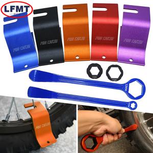 Motocross 범용 CNC 타이어 도구 레버 스푼 액슬 렌치 타이어 변경 Husqvarna KTM 혼다 스즈키 가와사키 야마하 SHERCO 베타