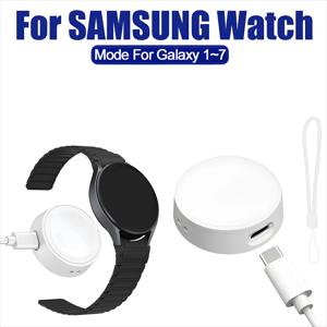 삼성 워치 7 무선 마그네틱 충전기 타입 C 포트 독 충전기 (갤럭시 워치 7, 6, 5, 4, 3, 울트라 호환)