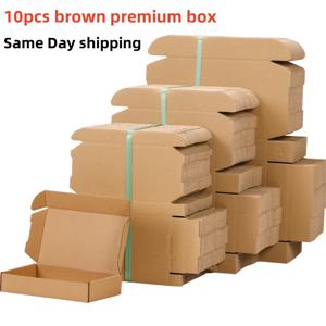 10 개/크래프트 종이 선물 상자 멀티 사이즈/비누 포장 상자 결혼 선물 사탕