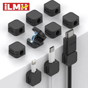 ​ 마그네틱 케이블 클립 조절 가능한 코드 홀더 |   홈 오피스 자동차 벽 데스크탑 스탠드용 책상 Mgmt 주최자 아래 접착제 ​ ​