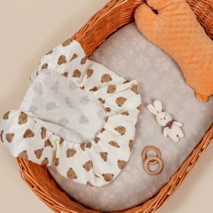 아기 순수 코튼 장착 바구니 시트 신생아 변경 Daiper 패드 시트 커버 어린이 어린이 침대 침구 세트 요람 매트리스 커버